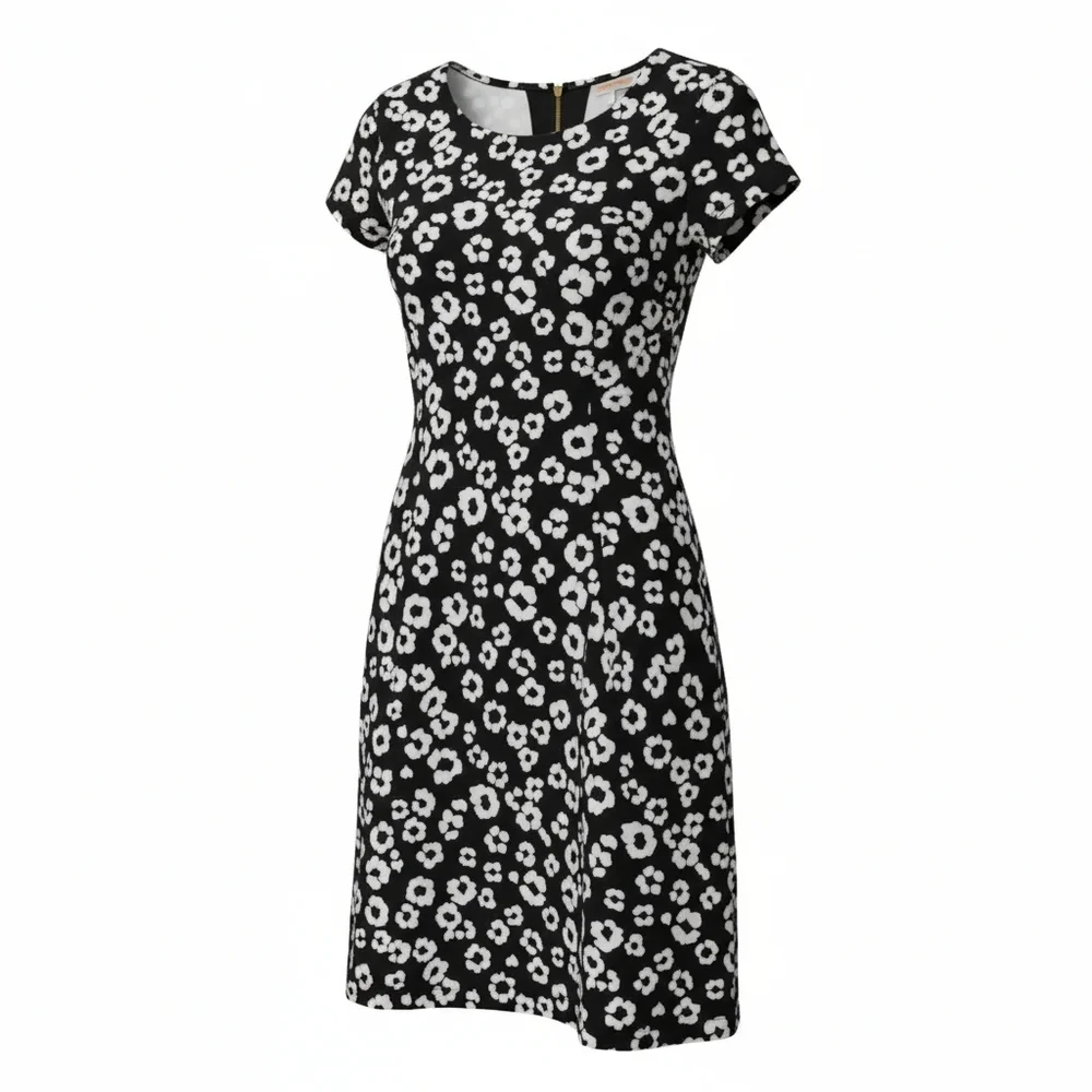 Gymboree Black and White Floral Casual Dress